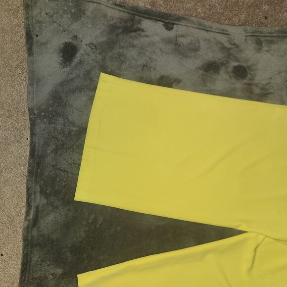 Lane Bryant Zippered Yellow Dress Pants - Size 28 Regular Plus-size - Picture 5 of 7